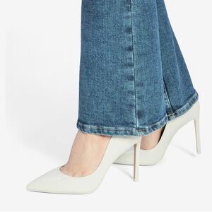 Aldo White Pointed Toe Heels